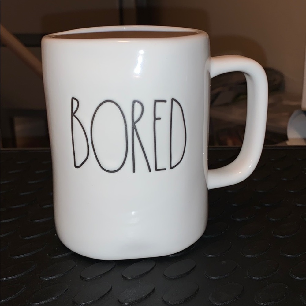 Rae Dunn “Bored” Mug